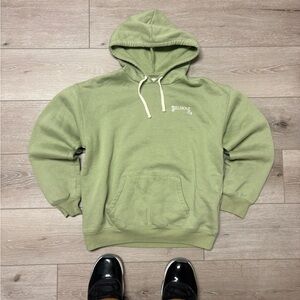 Billabong midnight sun graphic pullover hoodie in sage green size medium